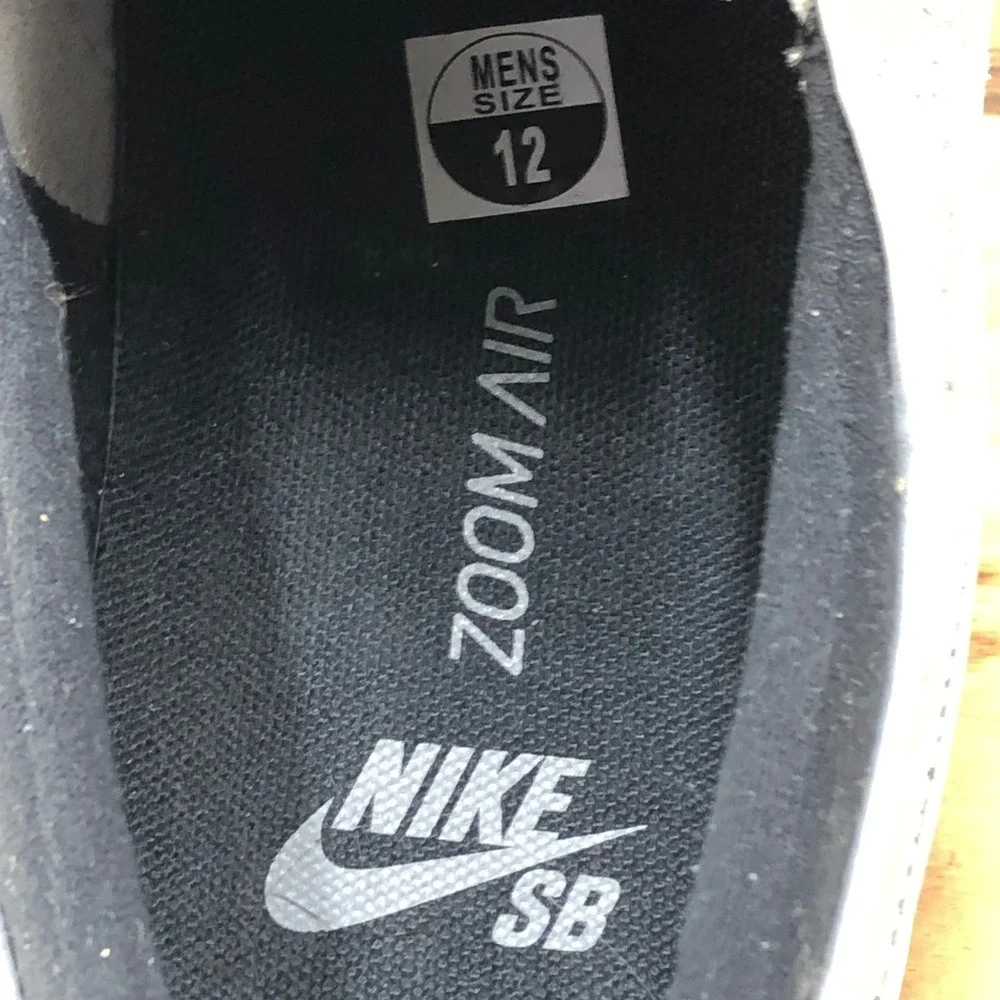 Nike SB Stefan Janoski Zoom Air Grey Polka Dot Suede Mens Size 12 Skate Shoes
